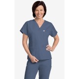 MOBB unisexe à encolure en V Scrub Top (La vue de femmes) - Postman Blue (PS)