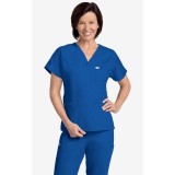 MOBB unisexe à encolure en V Scrub Top (La vue de femmes) - Royal Blue (RO)