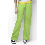 5016 WonderWink Origins Quebec Elastic Waistband Scrub Pants - Green Apple