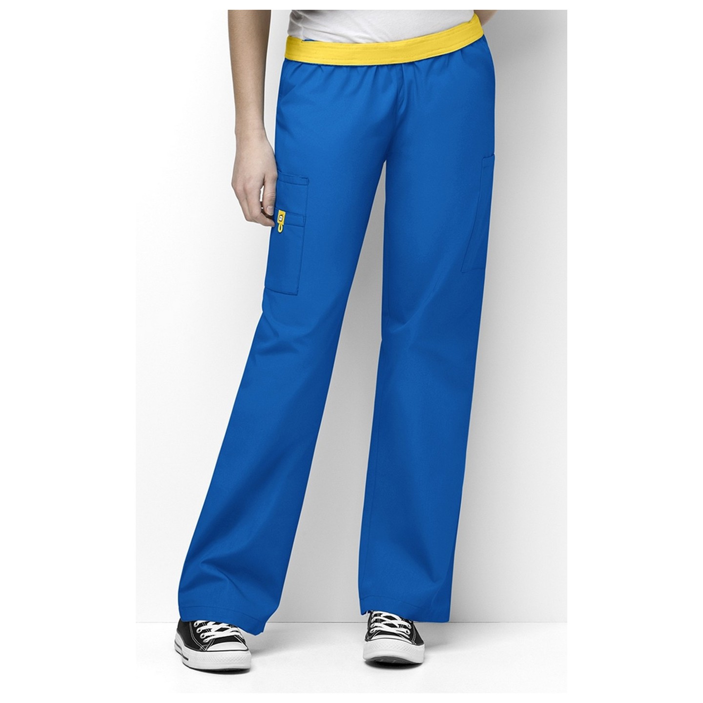 5016 WonderWink Origins Québec – Pantalon d’uniforme avec ceinture élastique - Royal