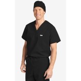 MOBB unisexe à encolure en V Scrub Top (La vue de l'Homme) - Black (BL)