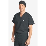 MOBB unisexe à encolure en V Scrub Top (La vue de l'Homme) - Charcoal (CC)