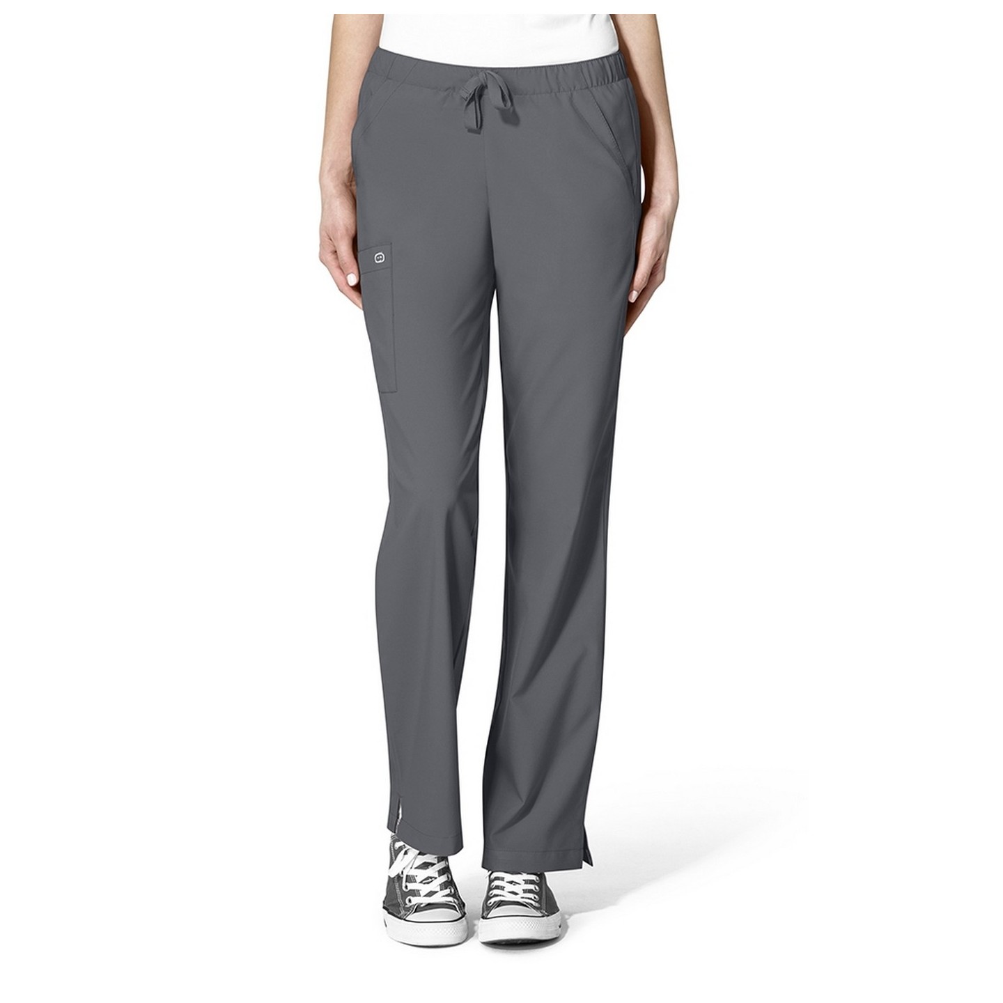 5155 W123 de WonderWink Pantalon double cargo à devant plat pour femmes