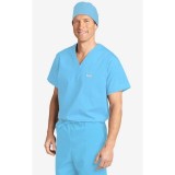 MOBB unisexe à encolure en V Scrub Top (La vue de l'Homme) - Sky Blue (SB)