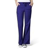 5308 WonderFlex Grace Flare Leg Cargo Scrub Pants - Grape