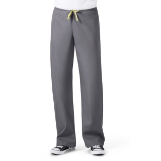 5006 WonderWink Origins Papa Unisex Drawstring Scrub Pants - Pewter