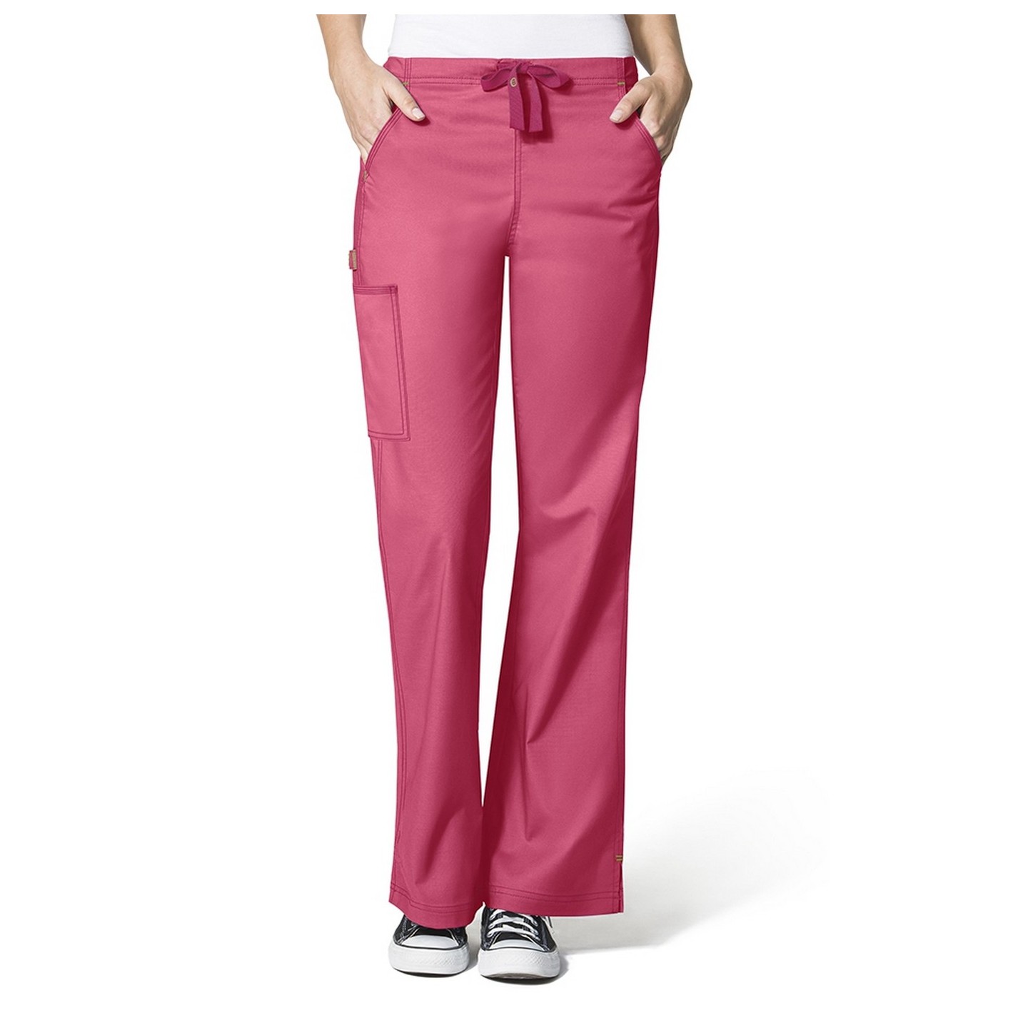 5308 WonderFlex Grace Flare Leg Cargo Scrub Pants - Papaya