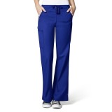 5308 WonderFlex Grace Flare Leg Cargo Scrub Pants - Galaxy Blue