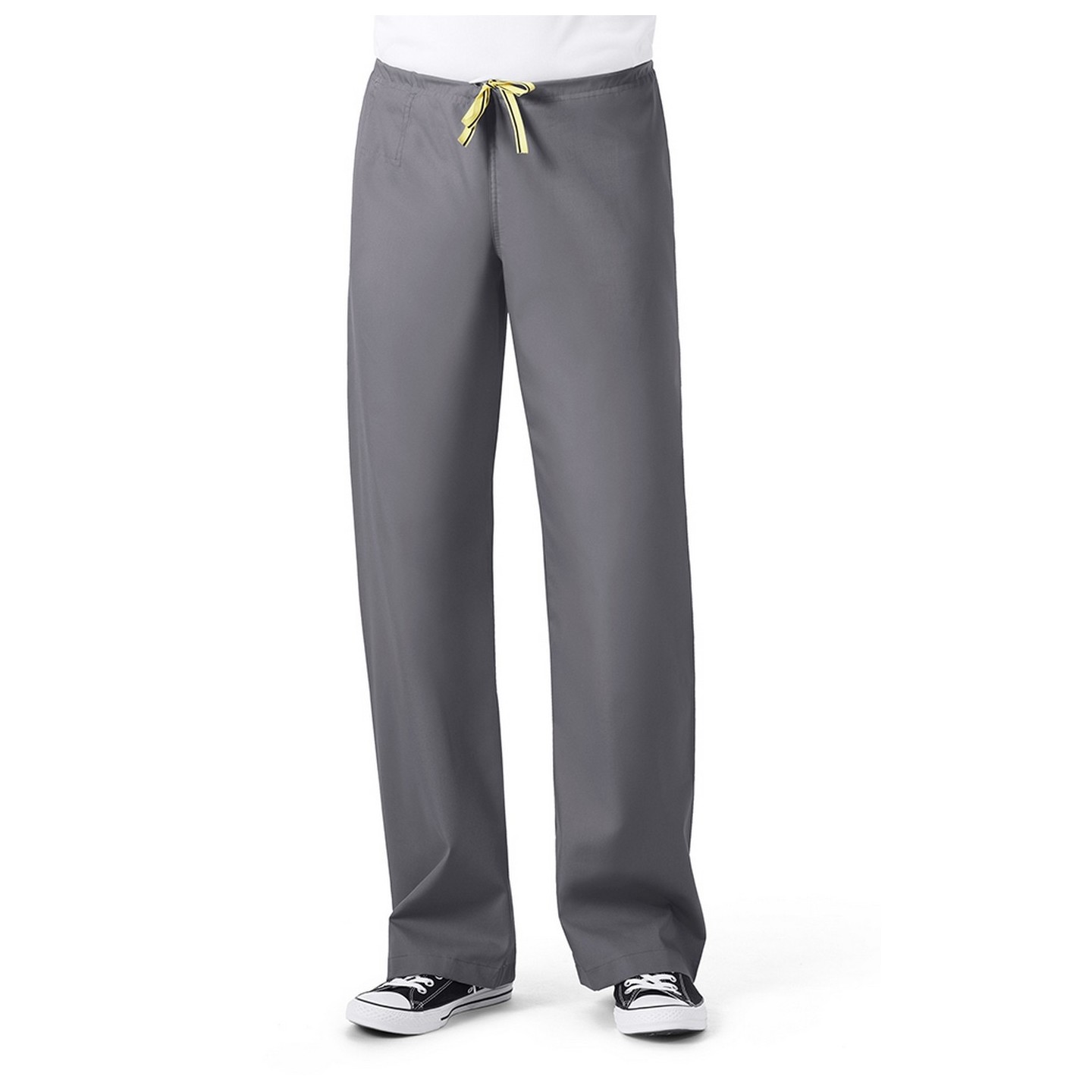5006 WonderWink Origins Papa Unisex Drawstring Scrub Pants - Pewter