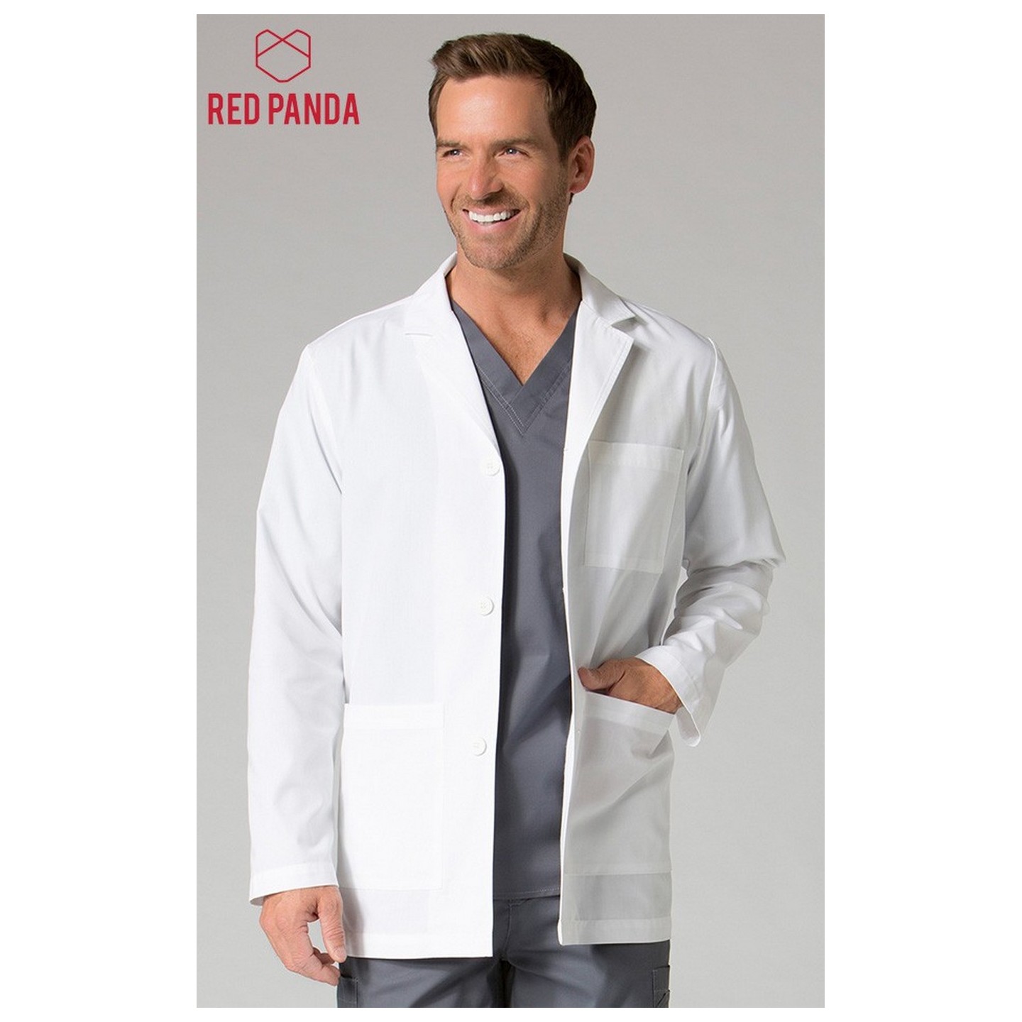 7216 - Red Panda - Men's Consultation Lab Coat