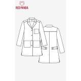 7126 Red Panda - 3/4" manches sarrau pour femmes