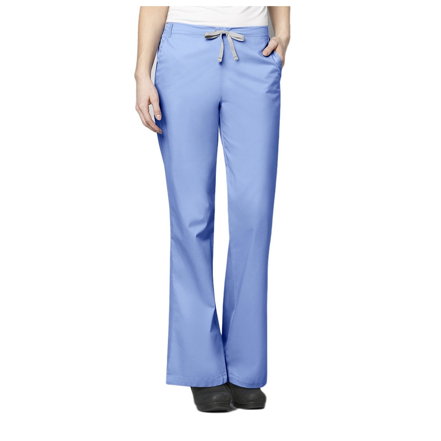 502 WonderWORK Women’s Flare Leg Drawstring Scrub Pant - Inseam: Regular 31"