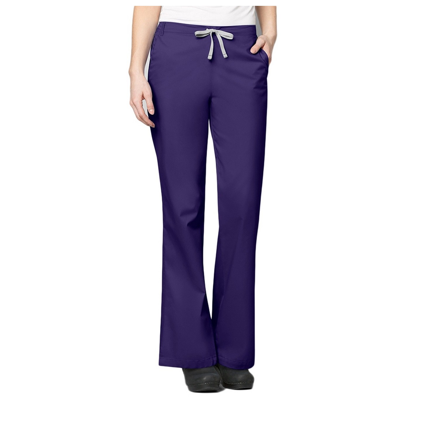 502 WonderWORK Women’s Flare Leg Drawstring Scrub Pant - Inseam: Regular 31"