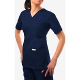 520T - MOBB 6 Pocket Scrub Top - Navy