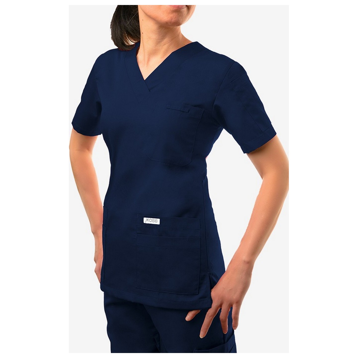 520T - MOBB 6 Pocket Scrub Top - Navy