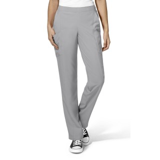 5155 W123 de WonderWink Pantalon double cargo à devant plat pour femmes