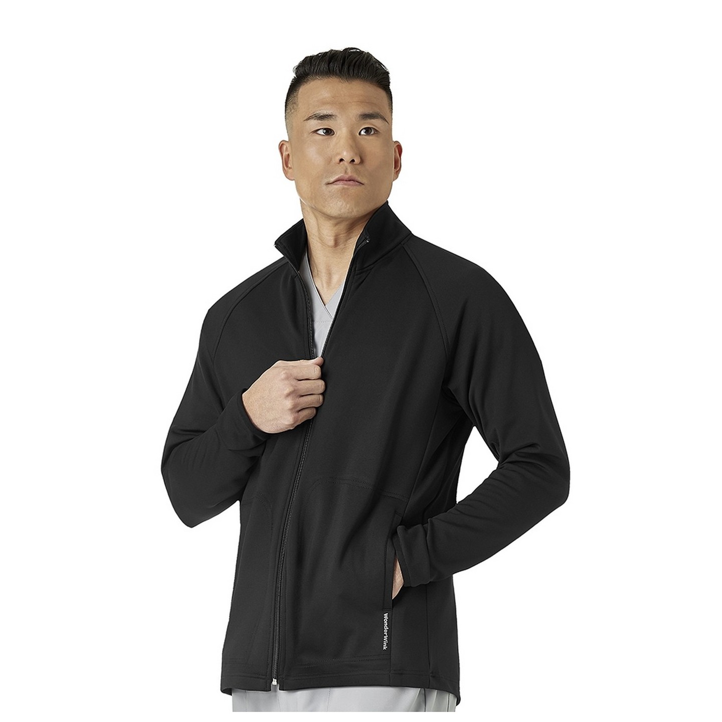 8309 WonderWink Layers Men’s Fleece Full Zip Jacket