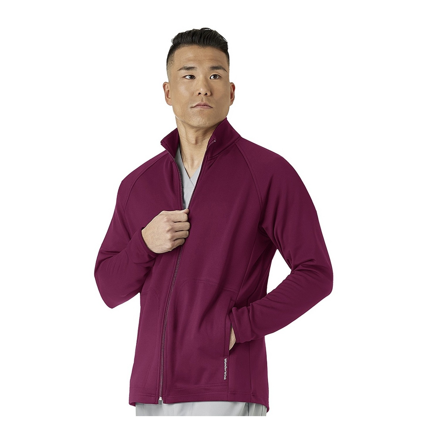 8309 WonderWink Layers Men’s Fleece Full Zip Jacket