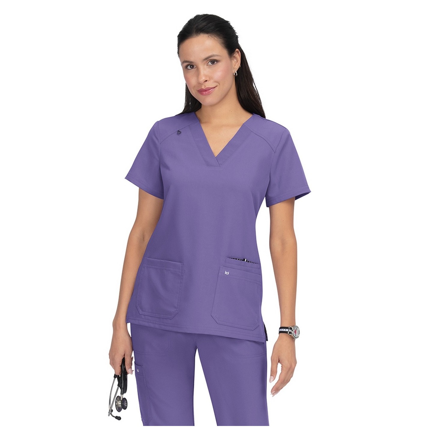 1019 koi Next Gen Hustle and Heart 3 Pocket Scrub Top