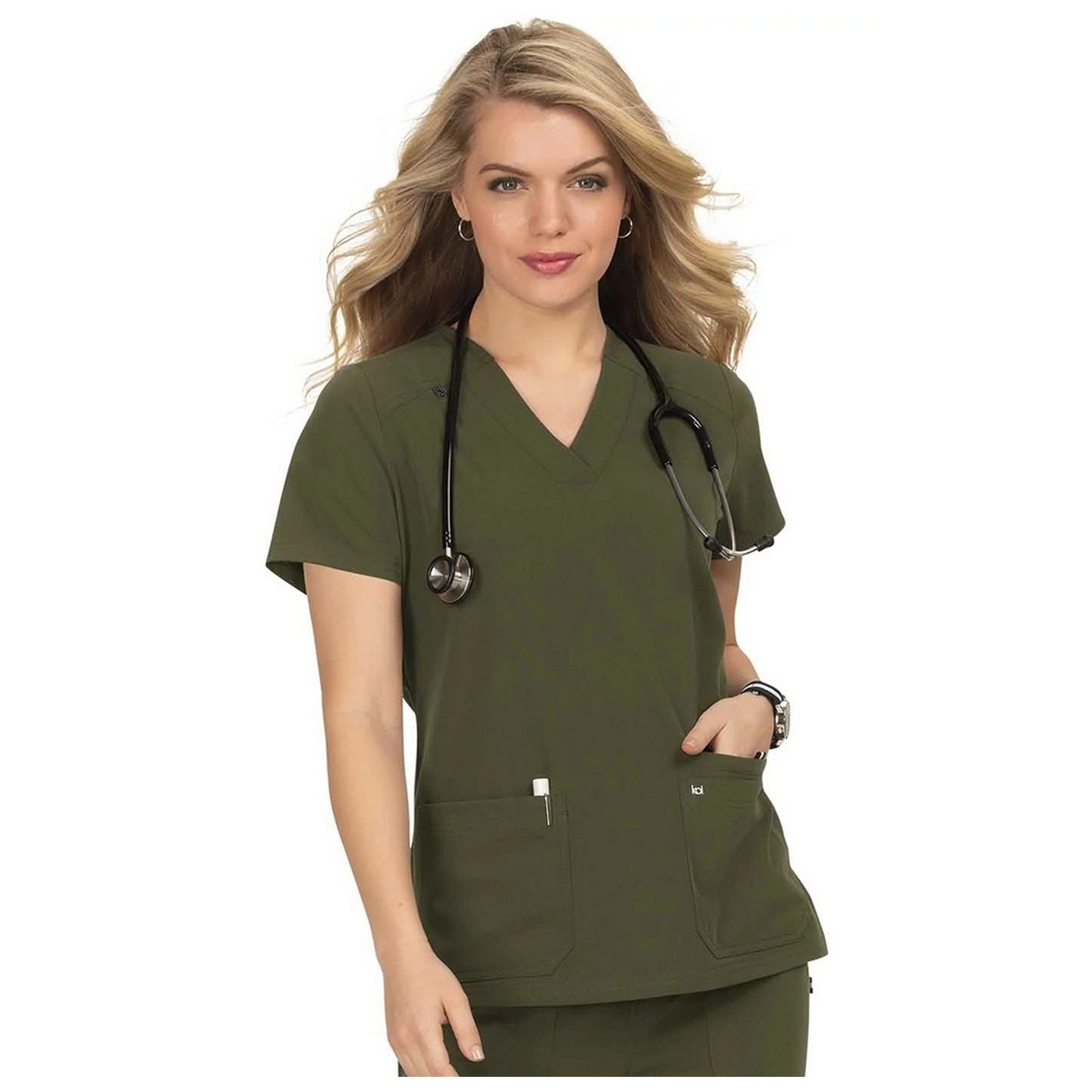 1019 koi Next Gen Hustle and Heart 3 Pocket Scrub Top
