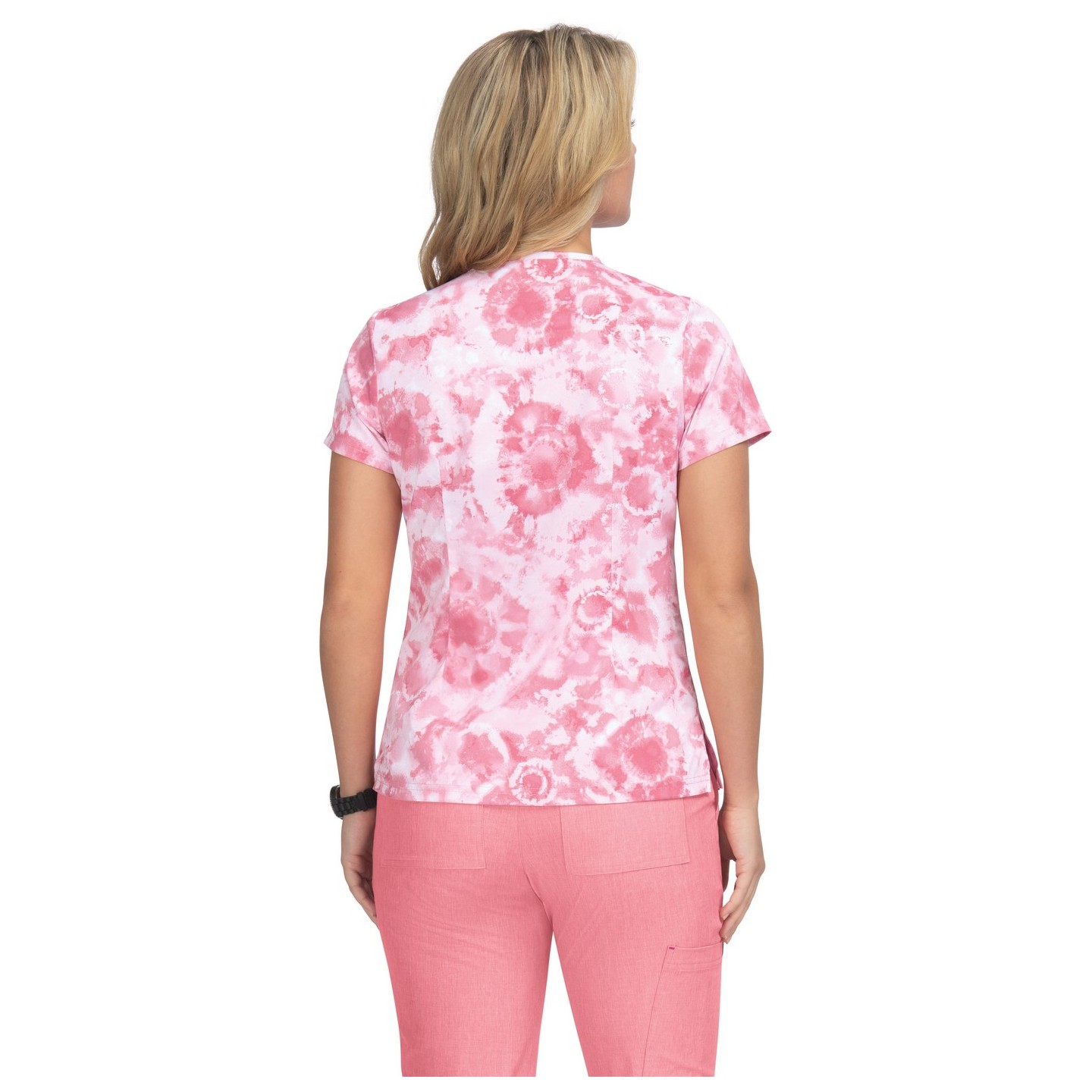 384PR koi Basics Leslie Haut Imprimé - Dreamscape Pink 