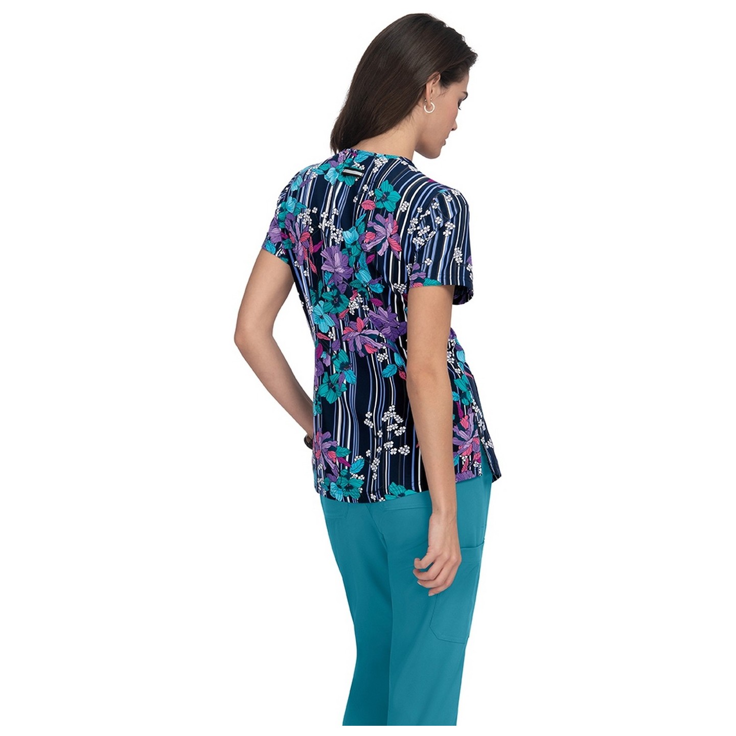 1029PR koi Next Gen Early Energy Top - Striped Floral