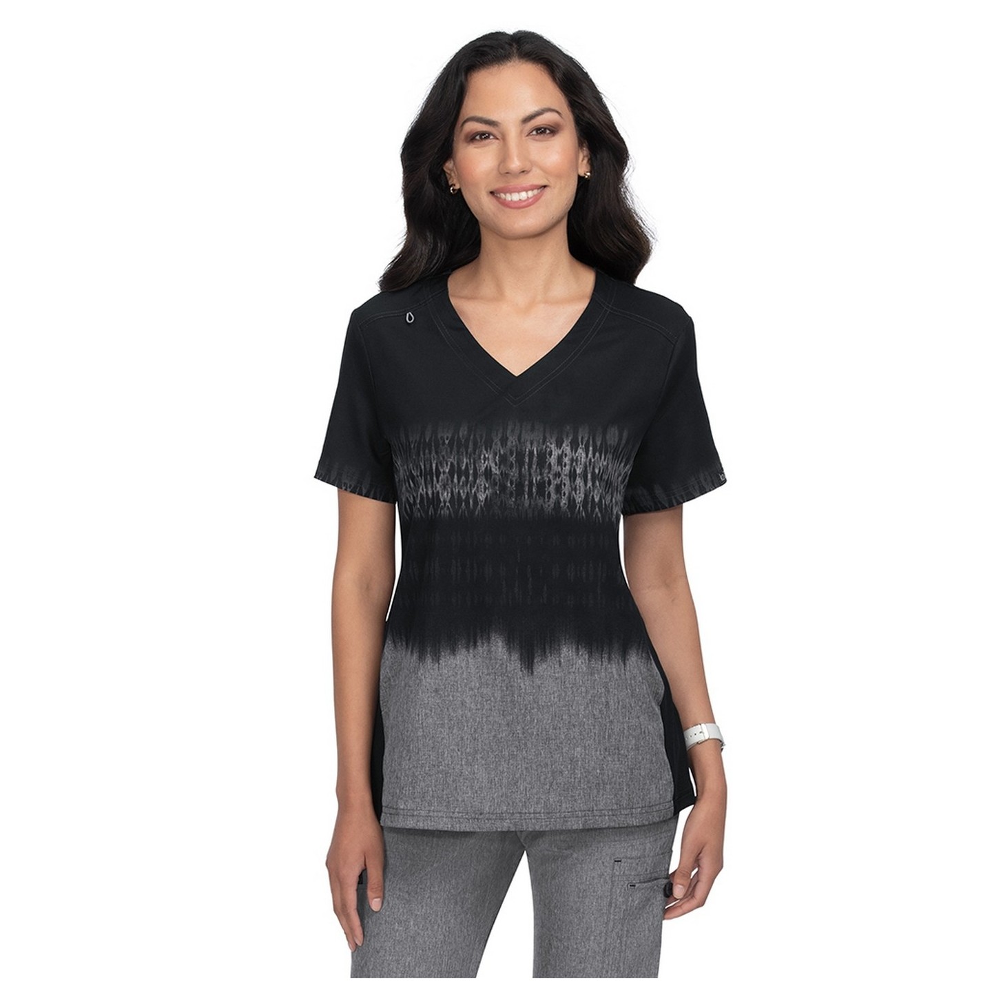 1031PR koi Basics Haut Cali - Tie Dye Black Heather Grey
