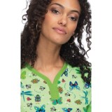 1052PR Planet koi Thea Print Top