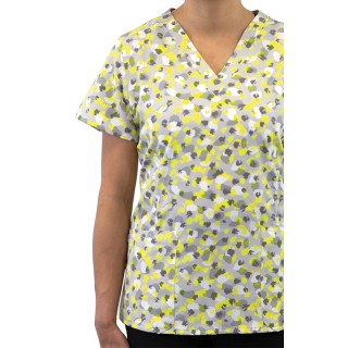 1767 Maevn V-Neck Print Top - Twinkle Twinkle
