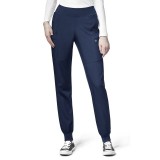 5555 W123 by WonderWink - Comfort Waist Cargo Jogger Scrub Pants