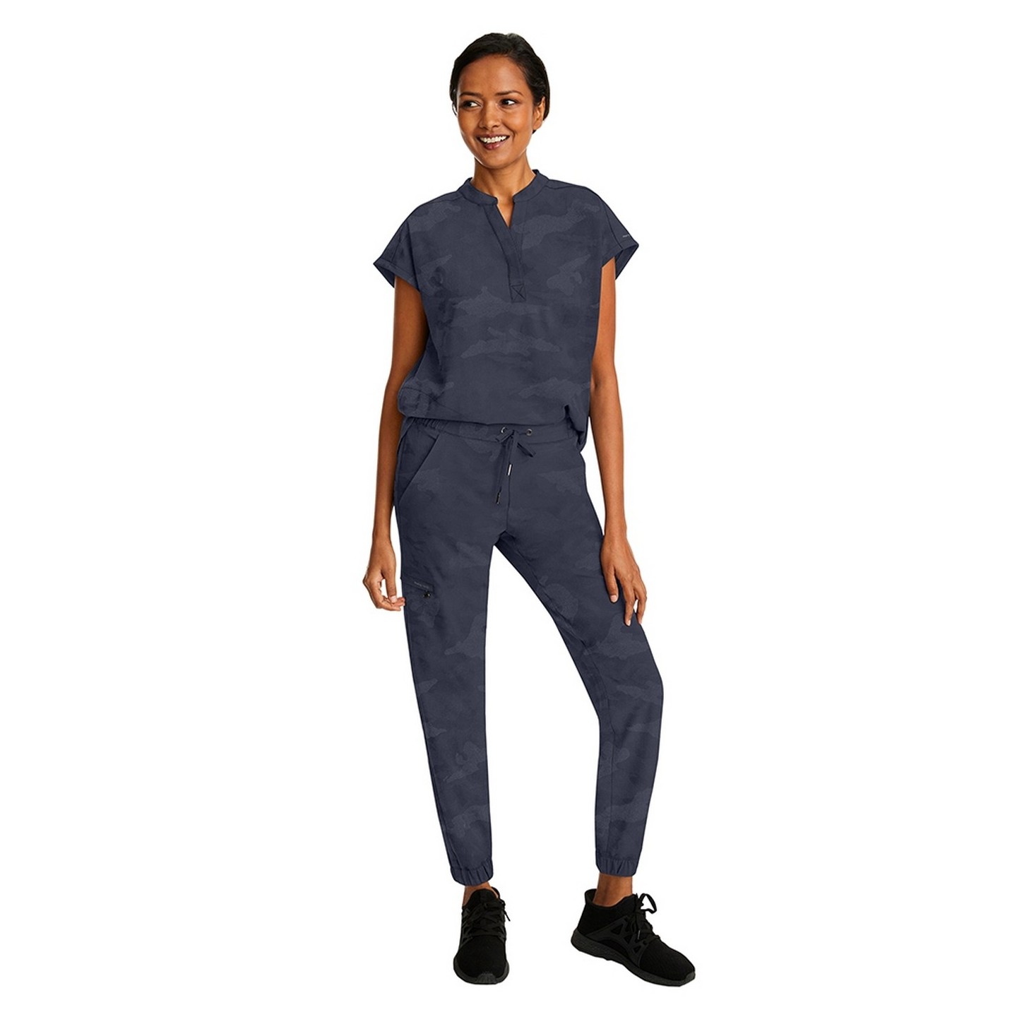 9350 Healing Hands Tate Flat Front Camo Jogger Pant