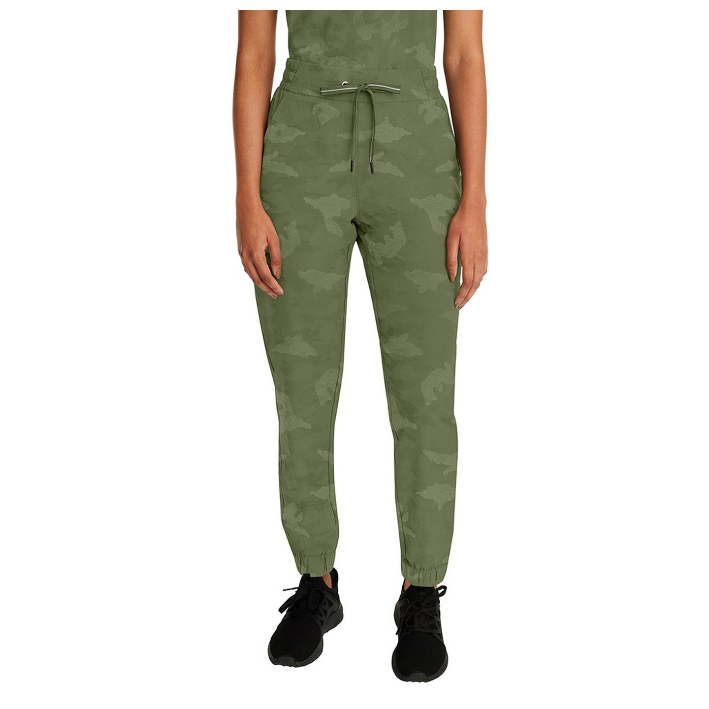 9350 Healing Hands Tate Flat Front Camo Jogger Pant