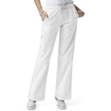 5214 WonderWink Pantalon de cargaison à quatre-sens - White