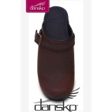 Dansko Women's Ingrid Clogs - Antique Brown Oiled Leather