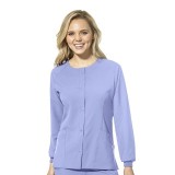 8155 W123 by WonderWink - Veste d'échauffement ras du cou pour femme
