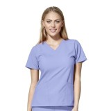 6255 W123 by WonderWink - Women's Basic V-neck Scrub Tops