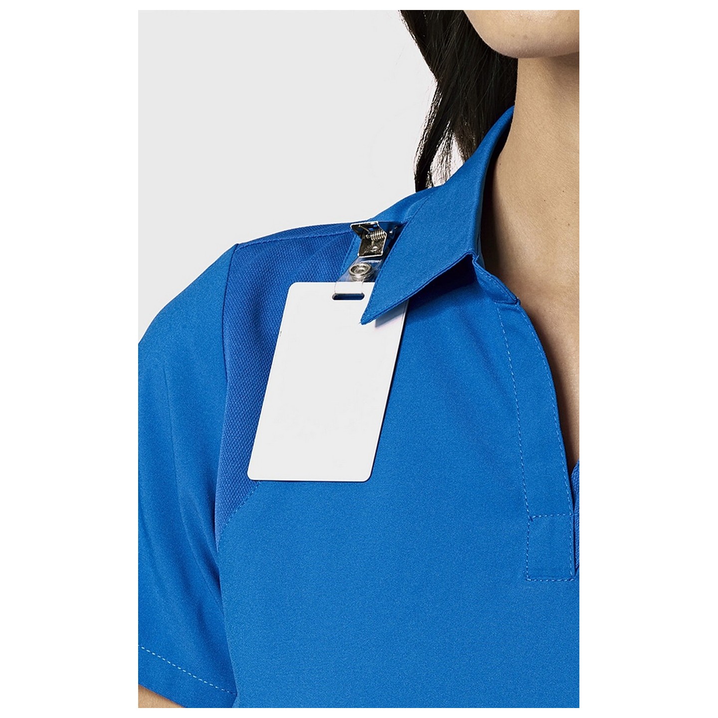 6955 W123 by WonderWink Women's Collar Top