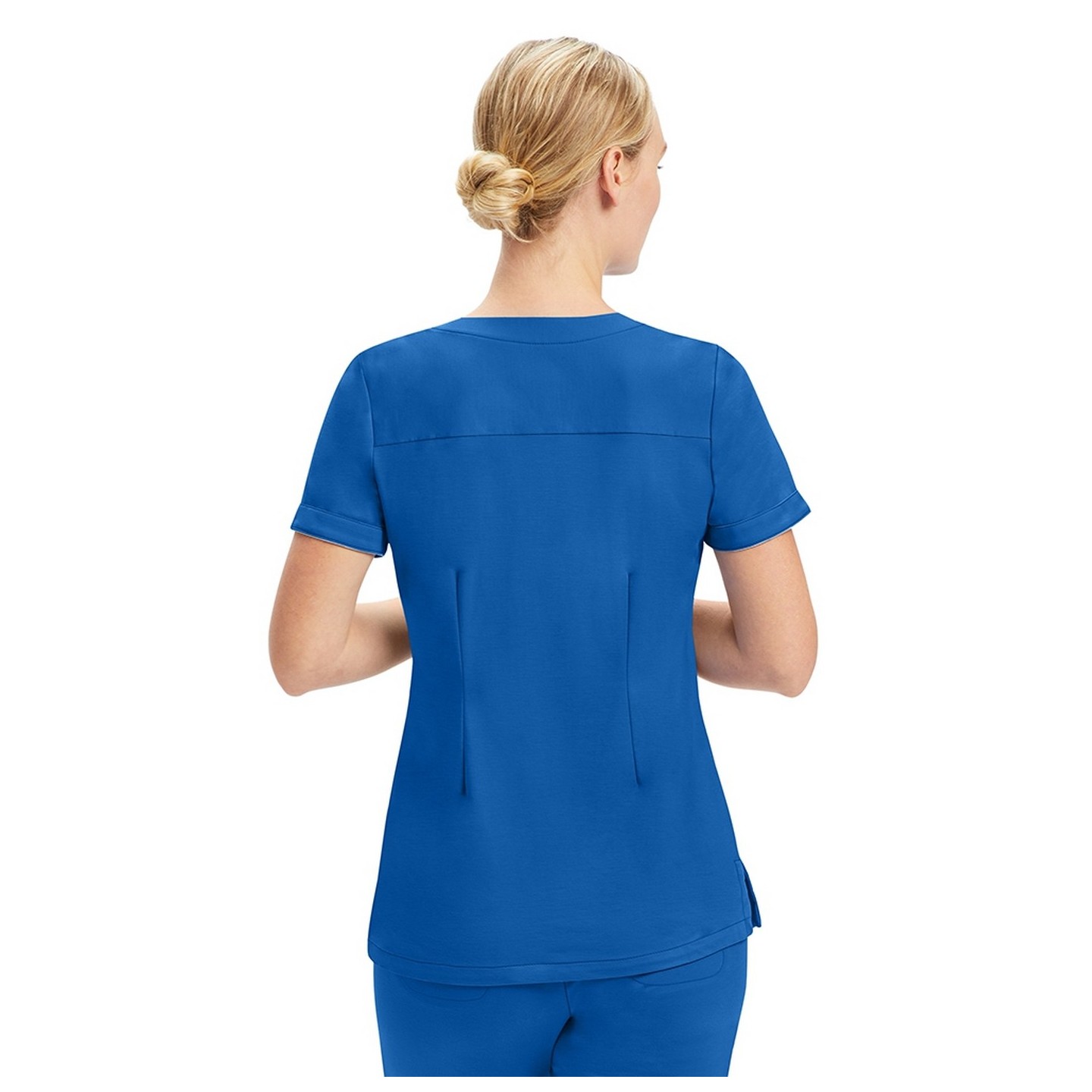 2400 Healing Hands ONYX Alexa Crew V-Neck One Snap Top