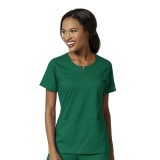 6419 WonderWink PRO Women's 4 Pocket Notch Neck Top