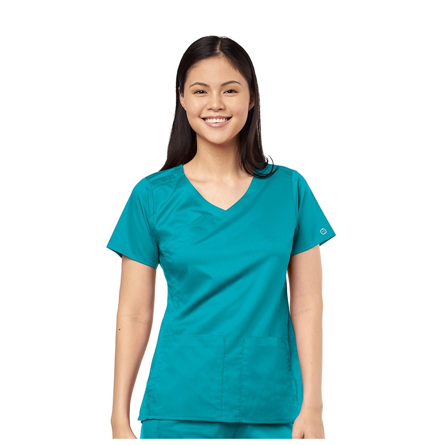 6519 WonderWink PRO Women's 4 Pocket Wrap Top