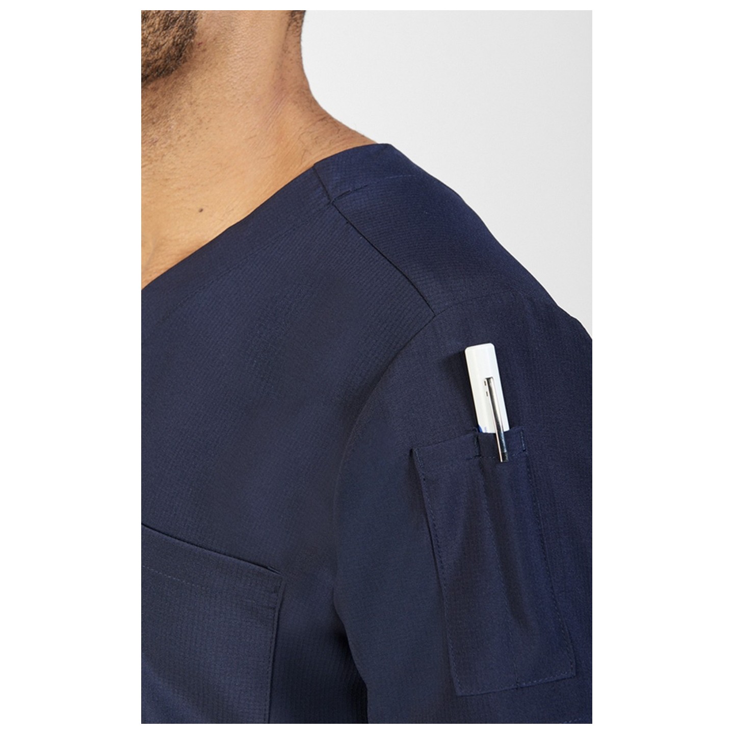 T7010 - The Alex  Men's/Unisex V-Neck Top with 3 Pockets