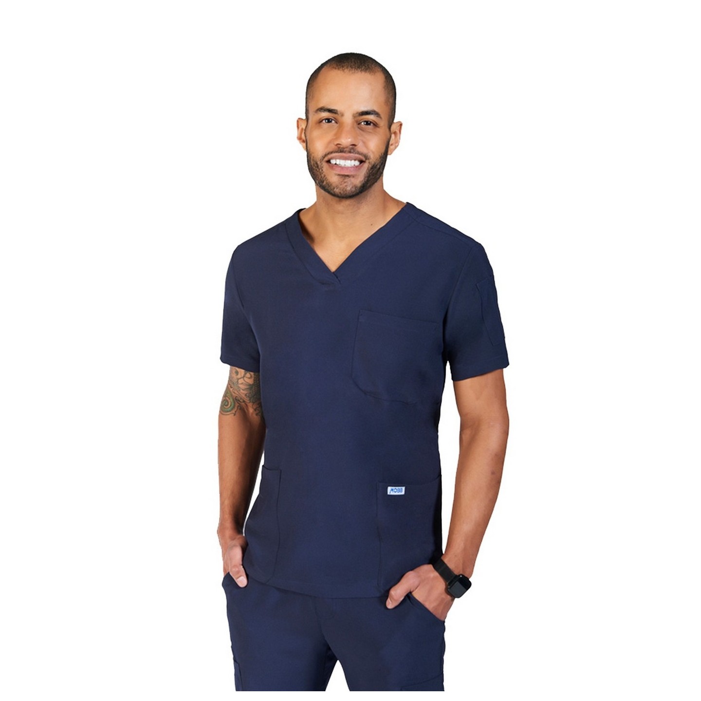 T7010 - Le Haut Alex pour Homme/Unisexe à col en V avec 3 Poches