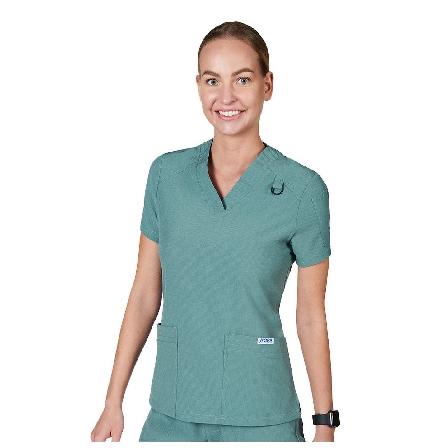 T8010 The DeeDee - Ridiculously Soft Mentality by MOBB - Top col en V avec trois poches