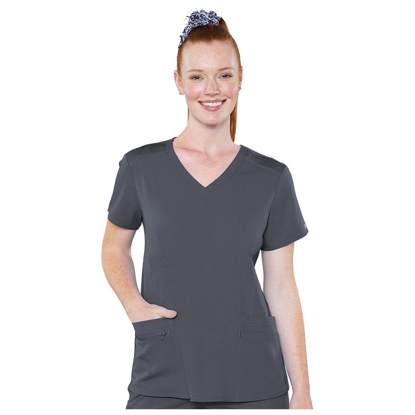 7459 Med Couture Performance Touch Chemise V-Neck