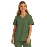 5001 Maevn Momentum Women's Double V-Neck Top