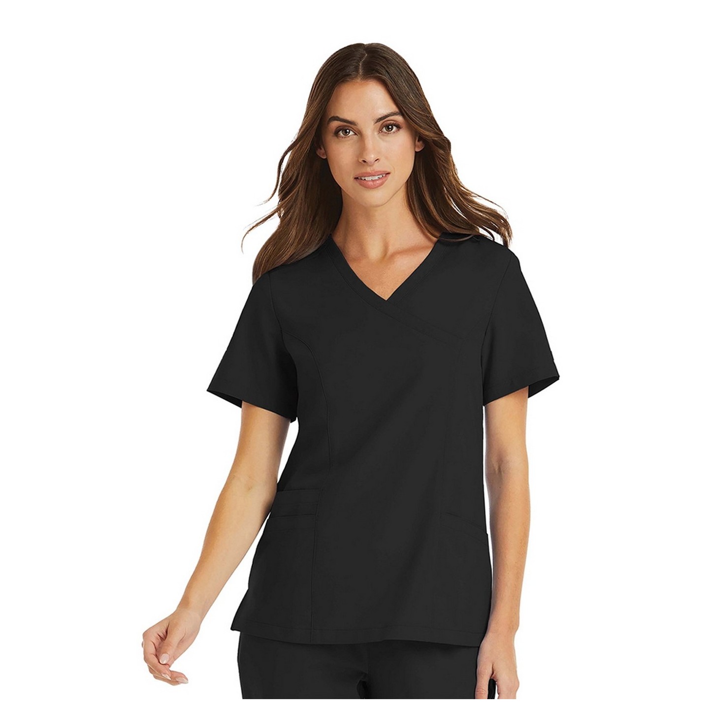 5002 Maevn Momentum Women's Mock Wrap Top