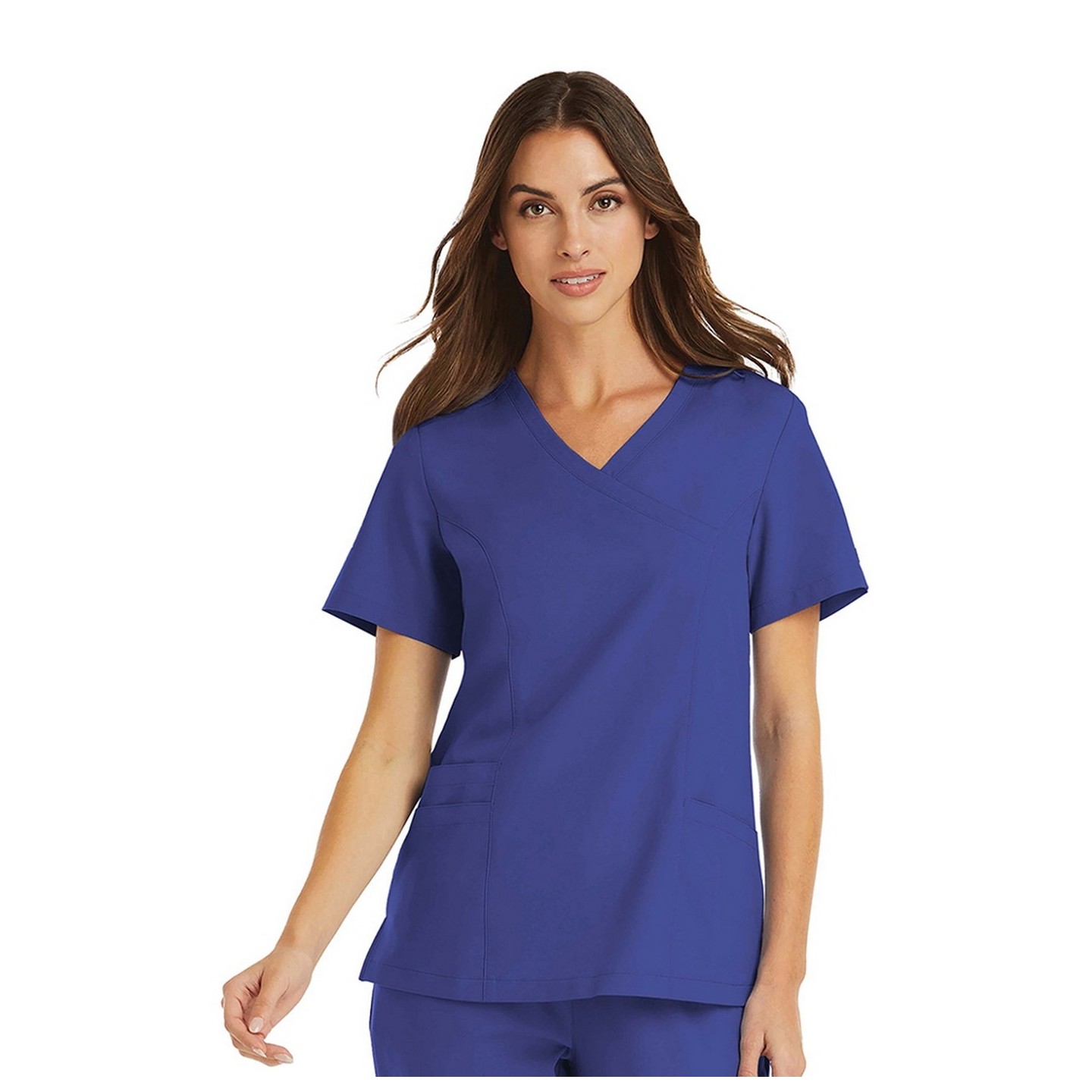 5002 Maevn Momentum Women's Mock Wrap Top