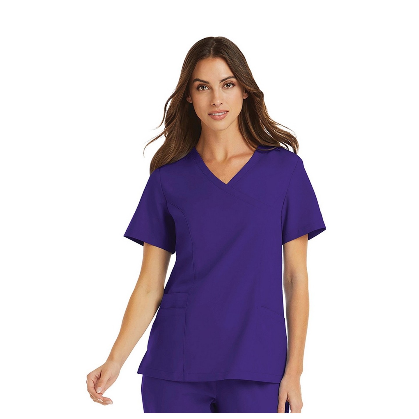 5002 Maevn Momentum Women's Mock Wrap Top