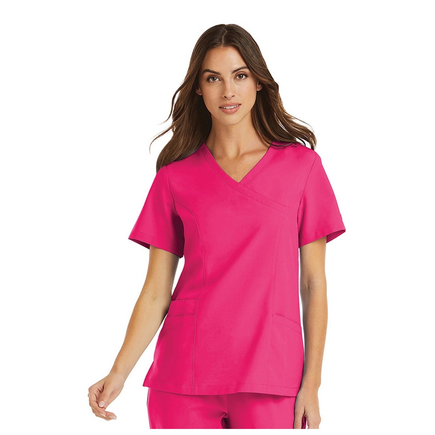 5002 Maevn Momentum Women's Mock Wrap Top