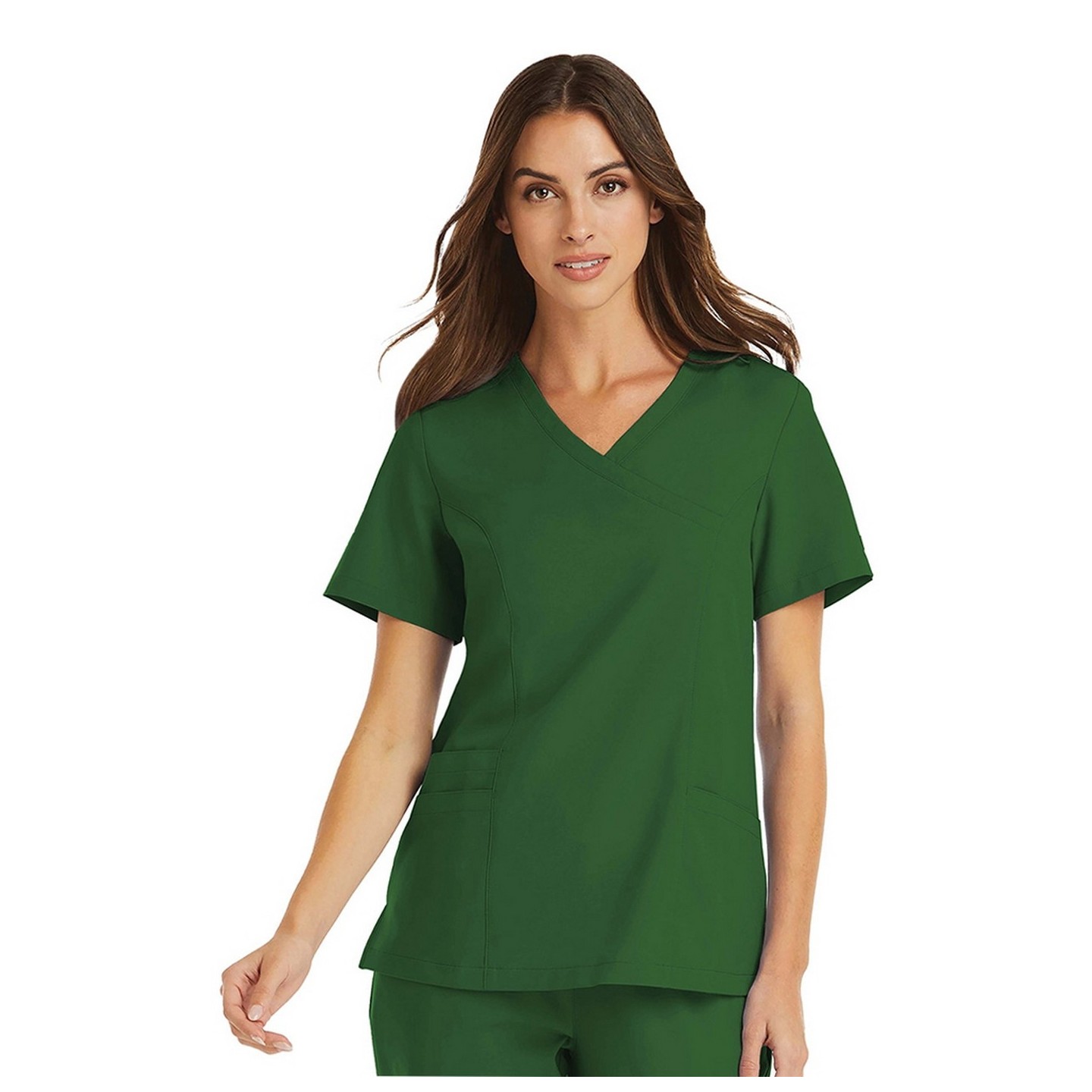 5002 Maevn Momentum Women's Mock Wrap Top